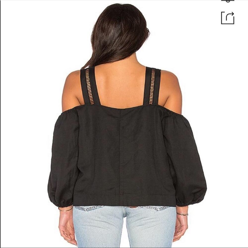Revolve Blaque Label Cold Shoulder Top - Picture 3 of 12